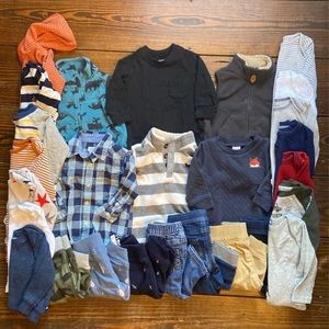 Large Lot of Baby Boy 3-6mos Clothes